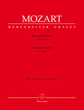 Mozart Concert Arias for Bass