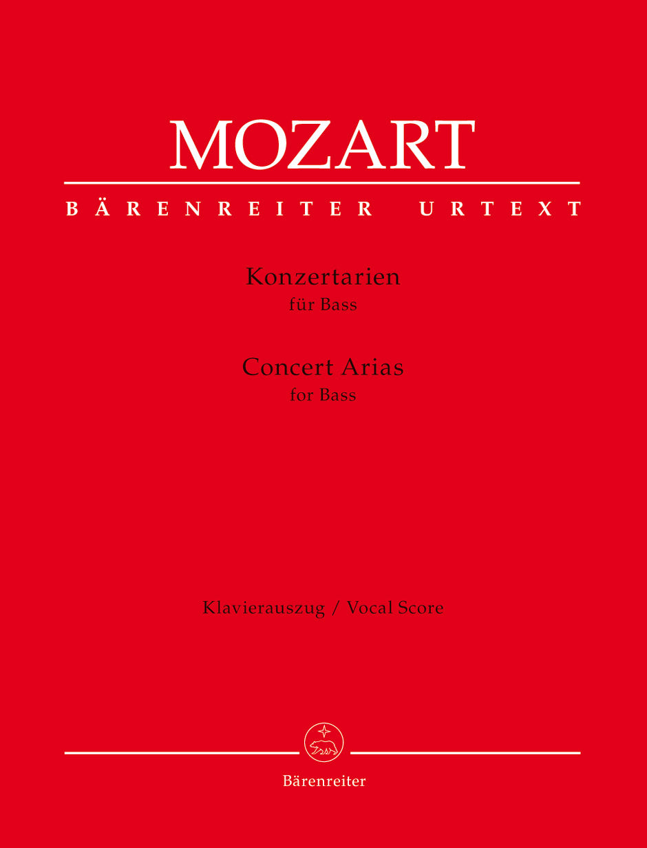 Mozart Concert Arias for Bass