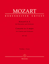 Mozart Concerto for Clarinet and Orchestra A major K. 622