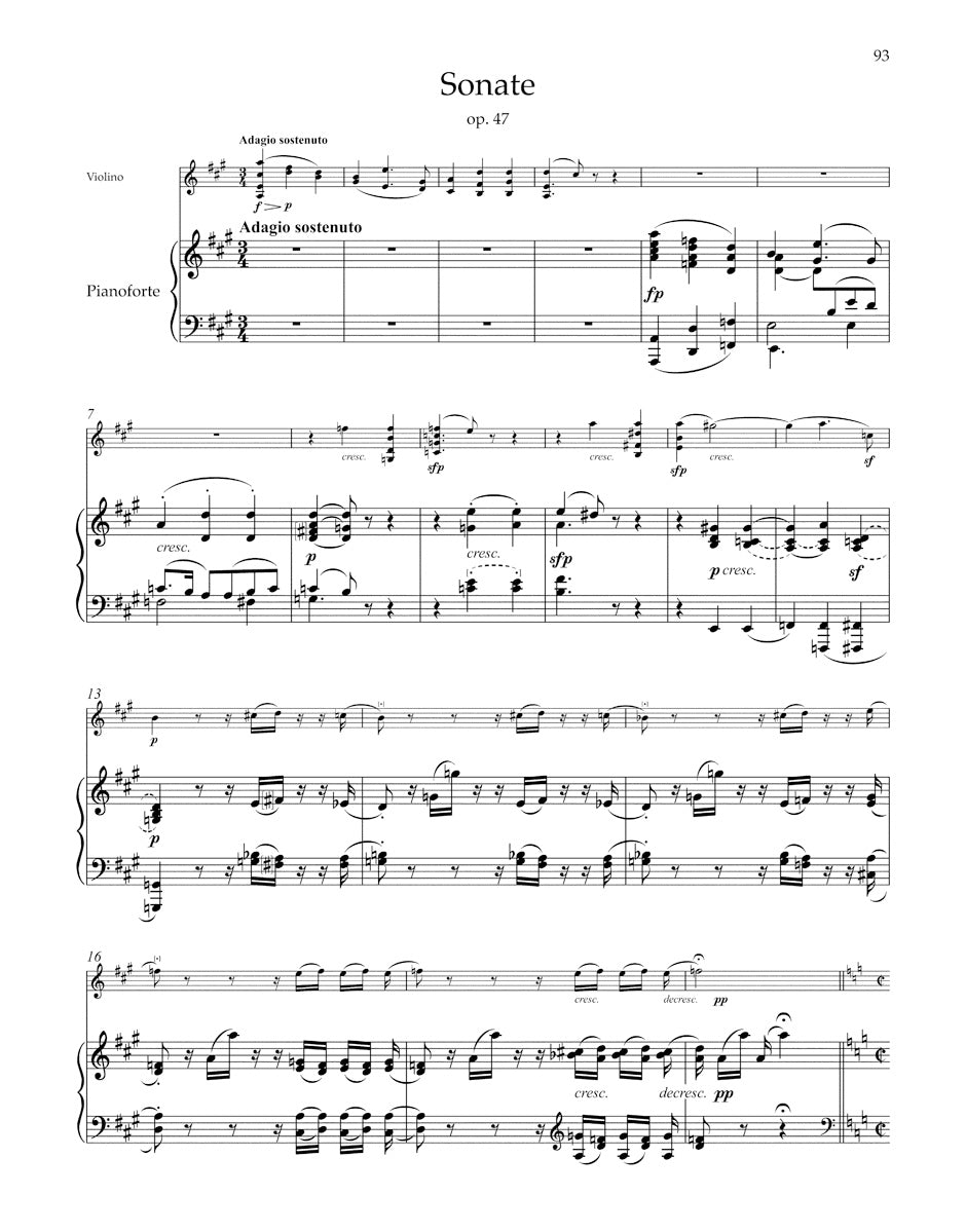 Beethoven Violin Sonata Opus 47