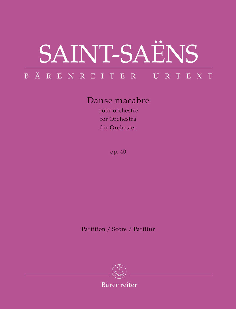 Saint-Saens Danse macabre op. 40 -Symphonic poem- (after a poem by Henri Cazalis)
