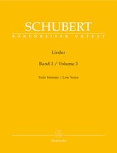 Schubert Lieder, Volume 3 op. 80-98 (Low voice)