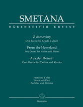 Smetana From the Homeland / Z domoviny for Violin and Piano