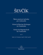 Sevcik School of Bowing Technique for Violoncello op. 2 (Heft 1 und 2)