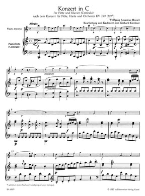 Mozart Concerto for Flute and Piano (Harpsichord) C major (based on the Concerto for Flute, Harp and Orchestra K. 299 (297c))