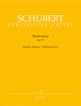 Schubert Winterreise op. 89 D 911 (Medium Voice)