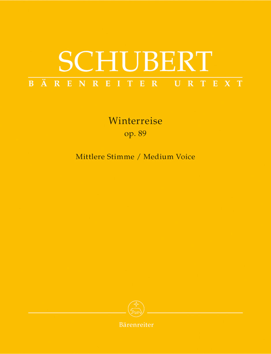 Schubert Winterreise op. 89 D 911 (Medium Voice)