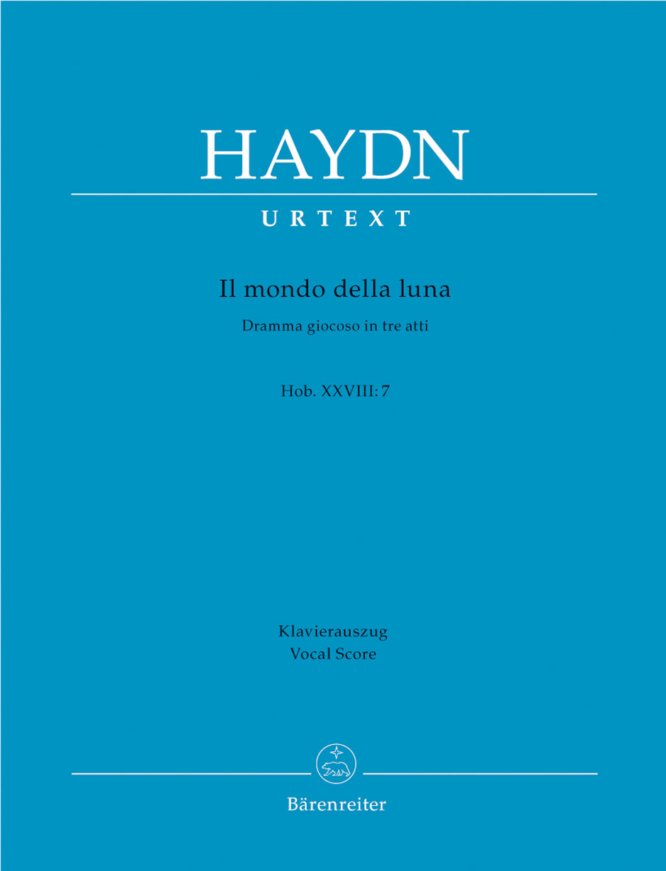 Haydn Il mondo della luna (Die Welt auf dem Monde) Hob. XXVIII:7 (1777) -Dramma giocoso in tre atti-