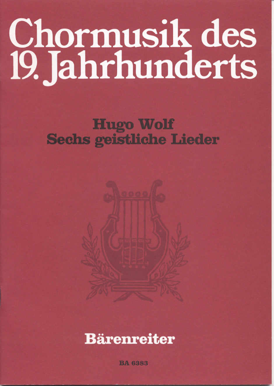 Wolf 6 Geistliche Lieder