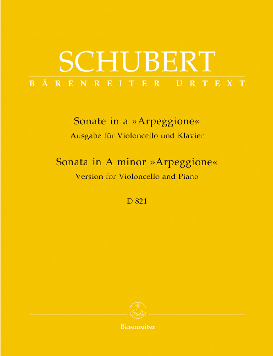 Schubert Sonate a-Moll D 821 "Arpeggione" arranged for Cello and Piano