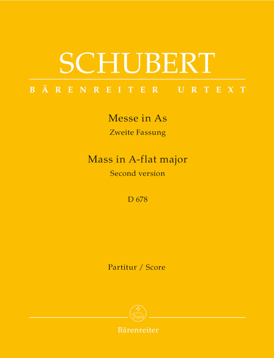 Schubert Missa A-flat major D 678 (Second version with the variant of the Osanna in excelsis and the Cum Sancto Spiritu Fugue from the first version)