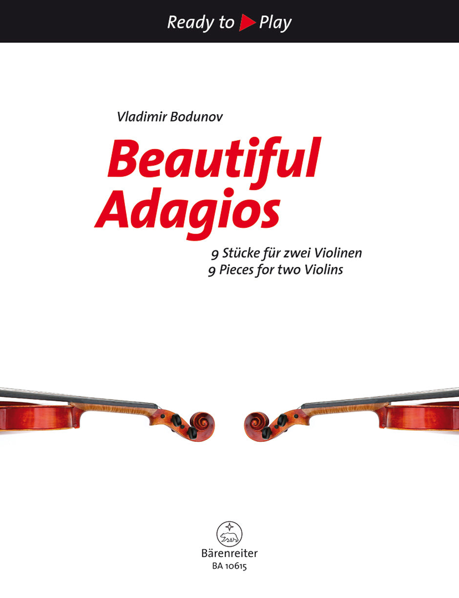 Bodunov Beautiful Adagios 9 Pieces for 2 Violins