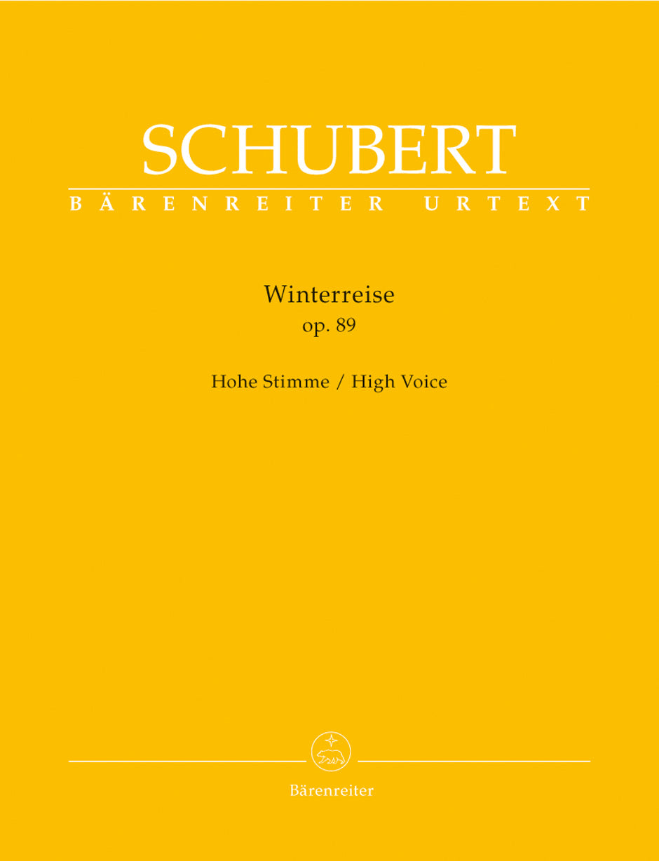 Schubert Winterreise op. 89 D 911 (High Voice)