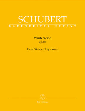 Schubert Winterreise op. 89 D 911 (High Voice)