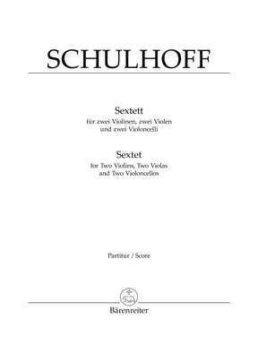 Schulhoff Sextet for 2 violins, 2 violas and 2 violoncelli