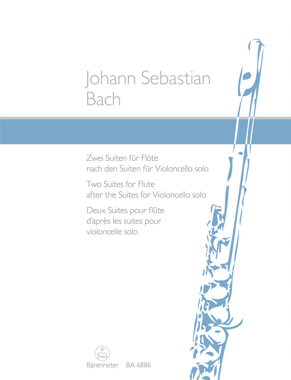 Bach Two Suites for Flute (after the Suites for Violoncello solo BWV 1007, 1009)