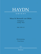 Haydn Missa Sancti Bernardi von Offida  "Heilig-Messe" Vocal Score