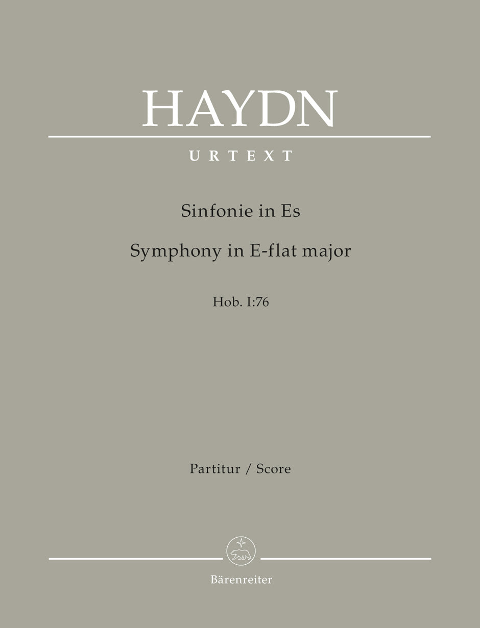 Haydn Symphony in E-flat major Hob. I:76 - Full Score