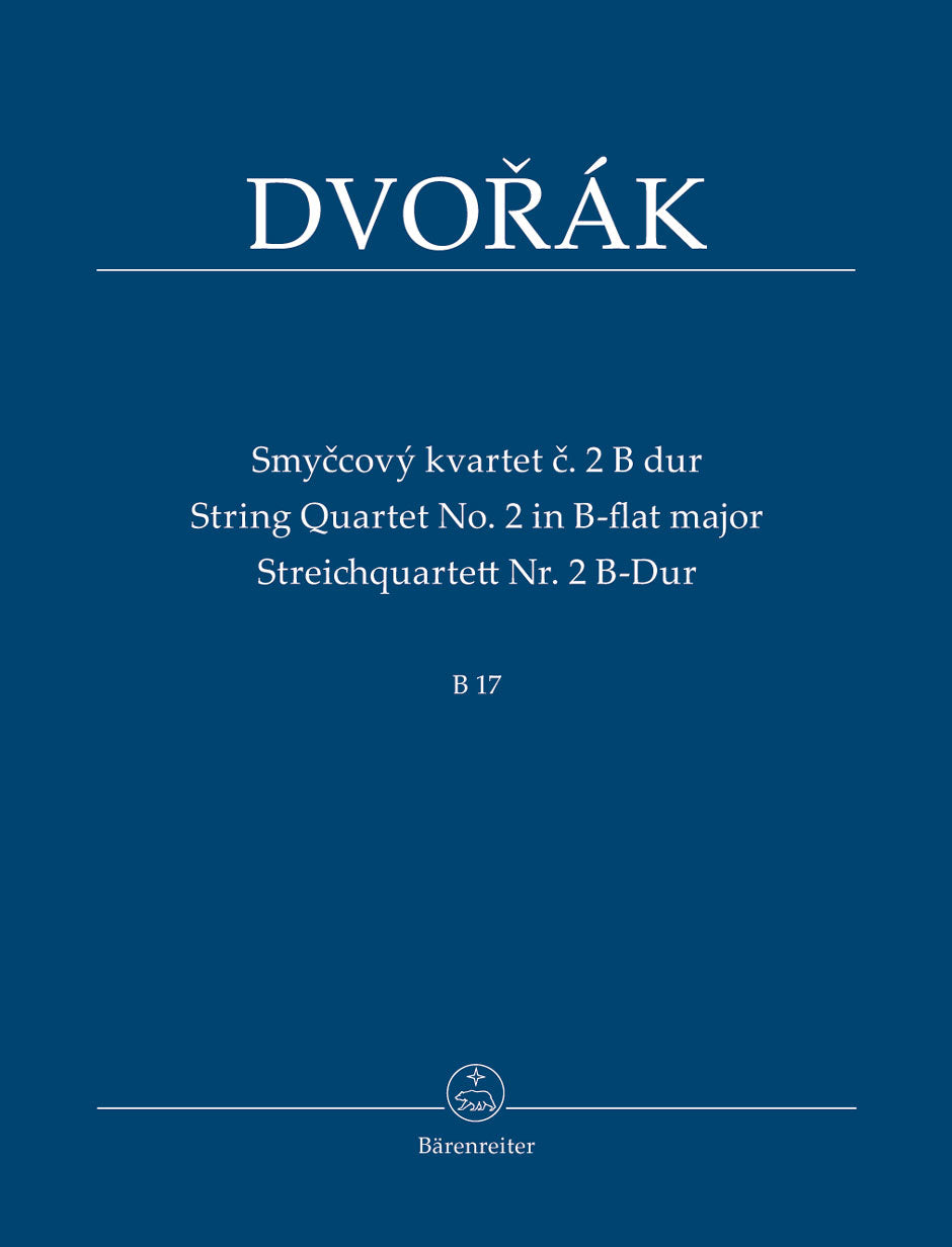 Dvorak String Quartet Nr. 2 B-flat major B 17
