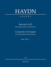 Haydn Concerto for Violoncello and Orchestra D major Hob. VIIb:2