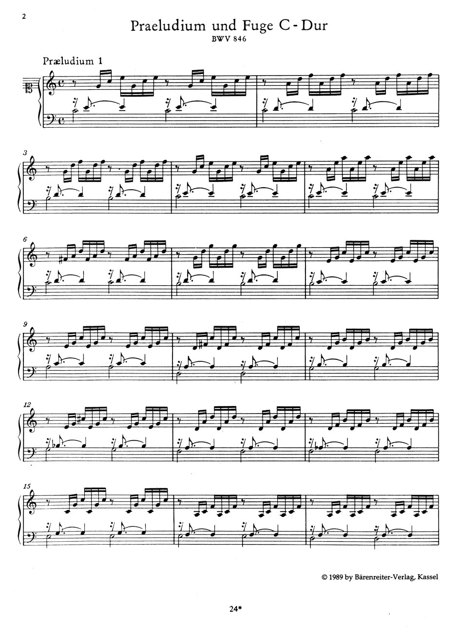 Bach Complete Piano Solo Works Study Scores