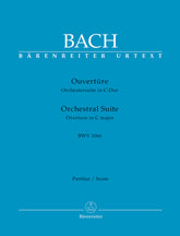 Bach Orchestral Suite (Overture) C major BWV 1066 Full Score