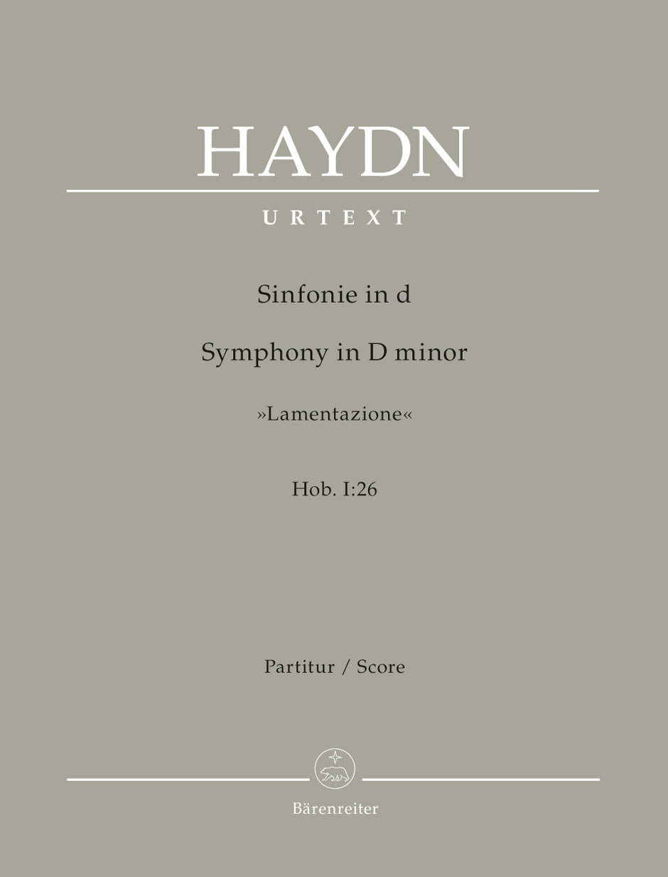 Haydn Symphony D minor Hob. I:26 "Lamentazione"