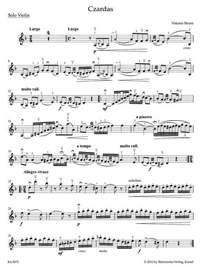 Monti Czardas for Violin and Piano