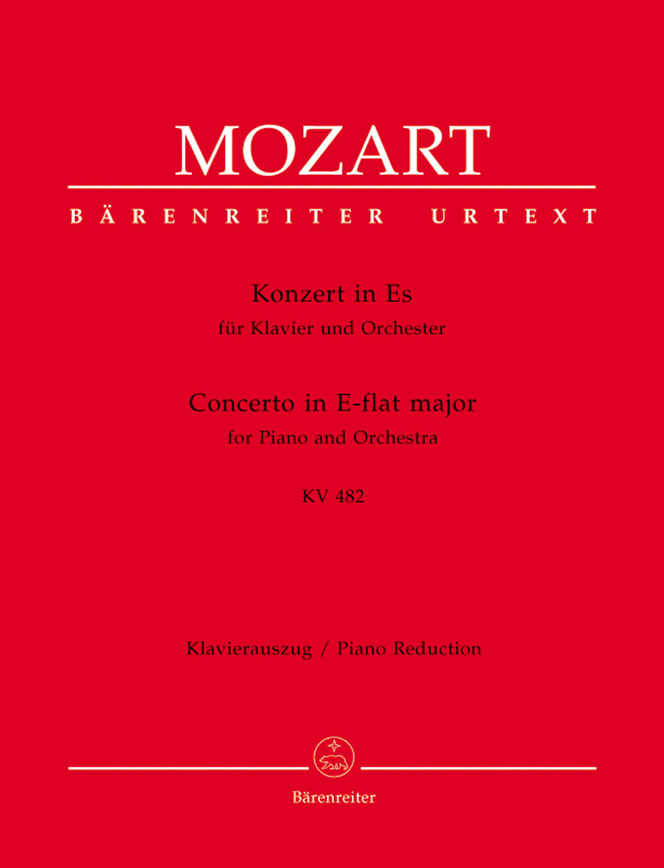 Mozart Concerto for Piano and Orchestra Nr. 22 E-flat major K. 482 (Piano Reduction)