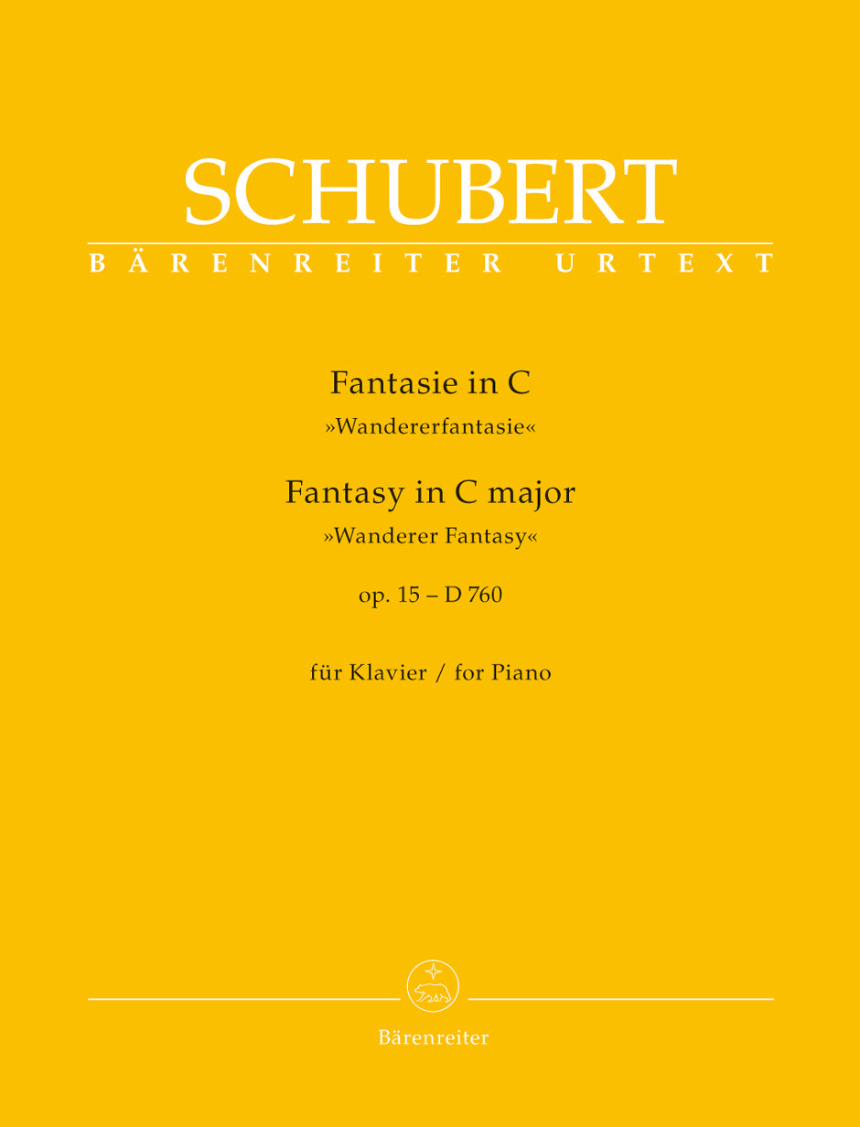 Schubert Fantasy for Piano C major op. 15 D 760 "Wanderer Fantasy"