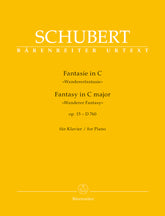 Schubert Fantasy for Piano C major op. 15 D 760 "Wanderer Fantasy"