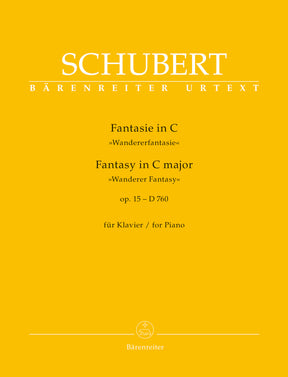 Schubert Fantasy for Piano C major op. 15 D 760 "Wanderer Fantasy"