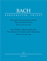 Bach The Six French Suites / Two Suites in A minor and E-flat major BWV 812-819