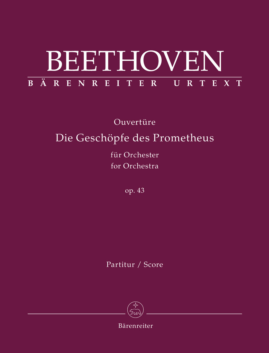 Beethoven Creatures of Prometheus Full Score