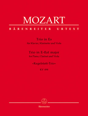 Mozart Trio in E flat major K 498 (Kegelstatt)