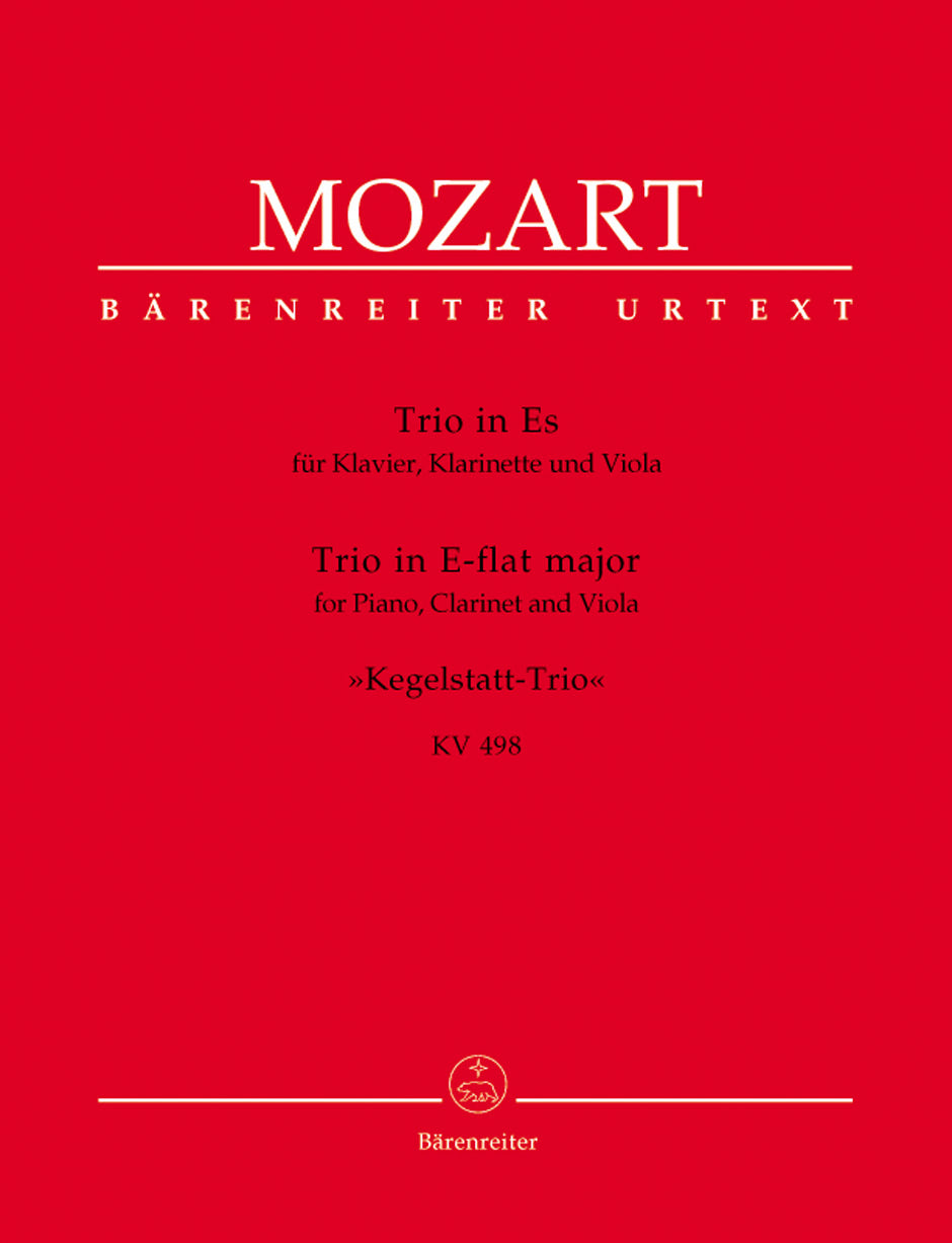 Mozart Trio in E flat major K 498 (Kegelstatt)