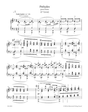 Debussy Préludes for Piano (Volume 1)