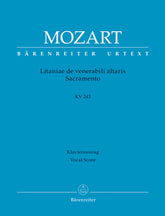 Mozart Litaniae de venerabili altaris Sacramento E-flat major K. 243