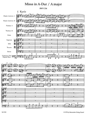 Bach Mass A major BWV 234 "Lutheran Mass 2"