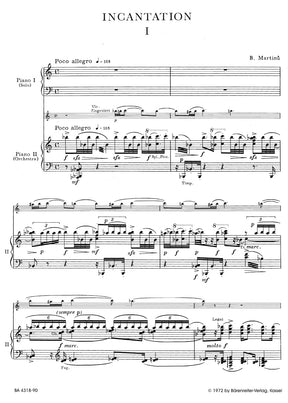 Martinu Incantation (1955/56) -4th Piano Concerto-