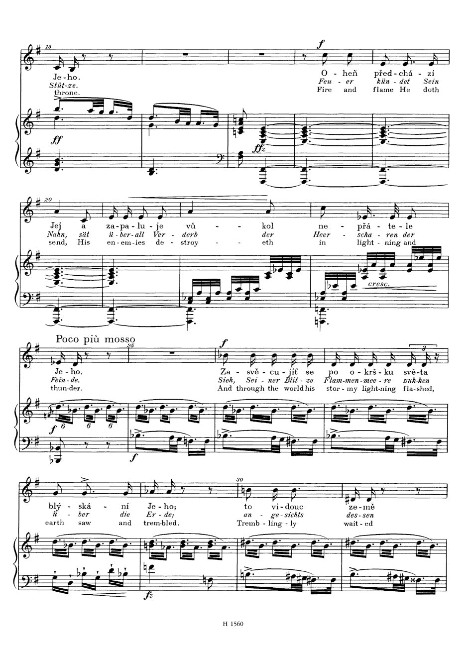 Dvorak Biblical Songs op. 99