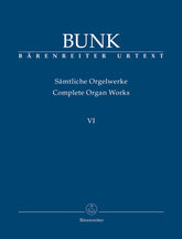 Bunk Complete Organ Works, Volume 6