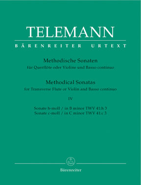 Telemann Twelve Methodical Sonatas for Violin (Flute) and Bc (Volume 4)