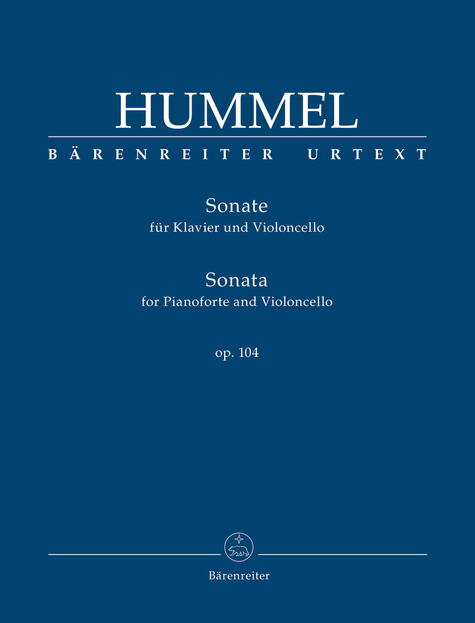 Hummel Sonata for Pianoforte and Violoncello op. 104