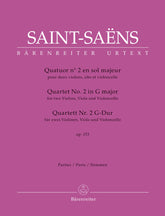 Saint-Saens String Quartet  Nr. 2 G-Dur op. 153