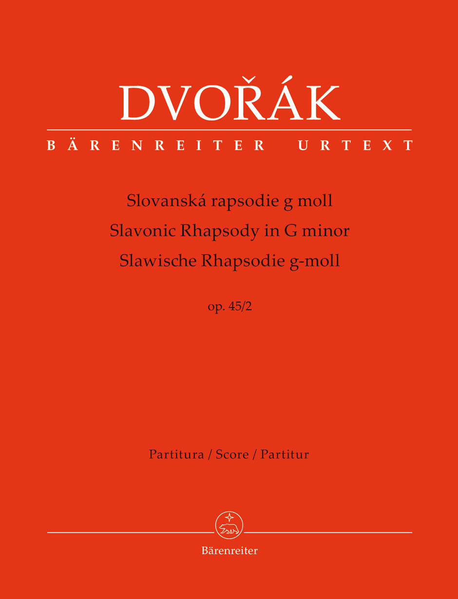 Dvorak Slavonic Rhapsody G minor op. 45/2