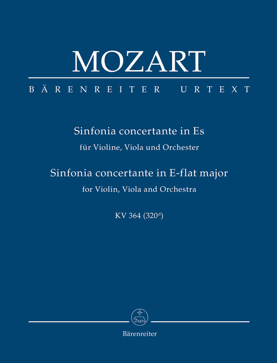 Mozart Sinfonia concertante for Violin, Viola and Orchestra E-flat major K. 364 (320d)