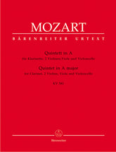 Mozart Quintet for Clarinet, two Violins, Viola and Violoncello in A major K. 581 "Stadler Quintet"
