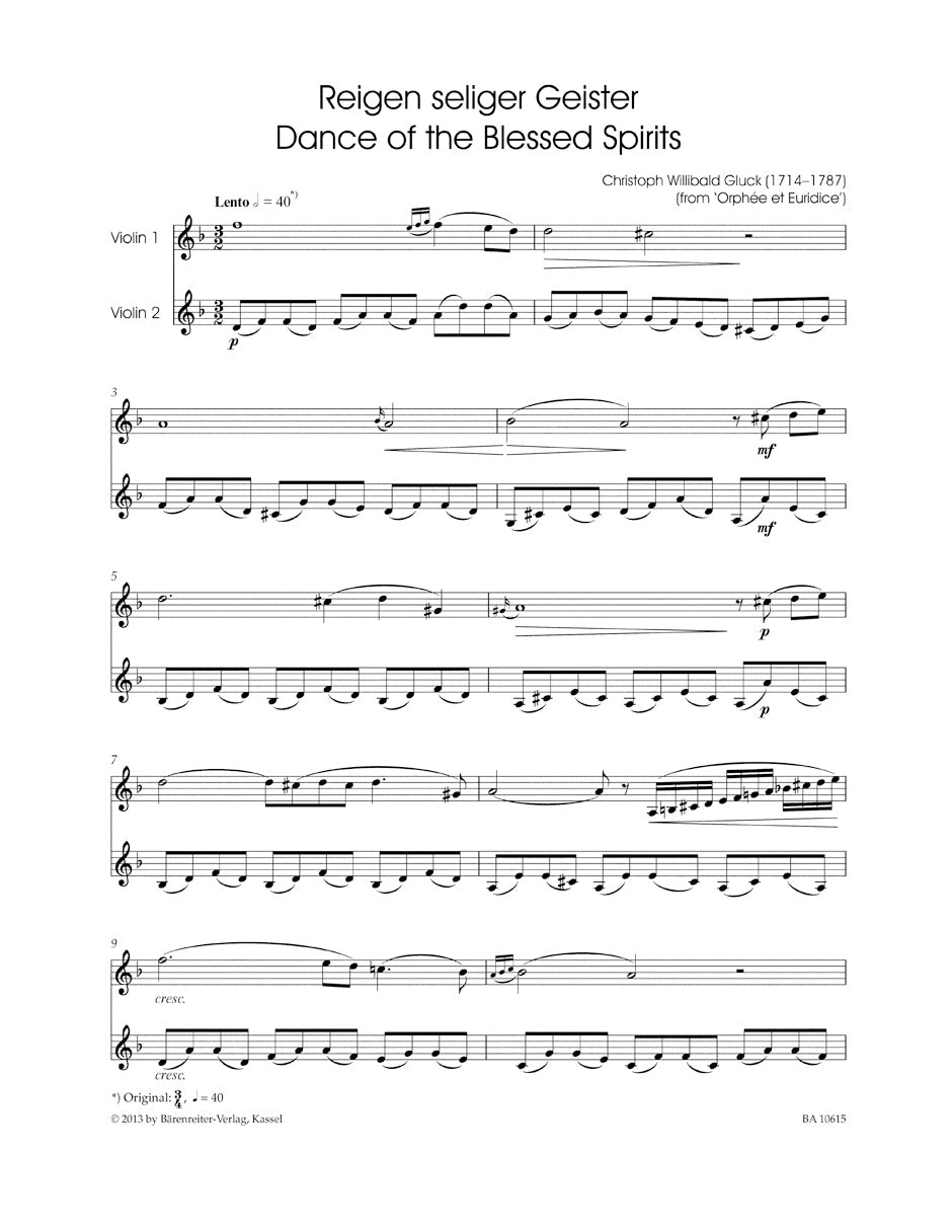 Bodunov Beautiful Adagios 9 Pieces for 2 Violins