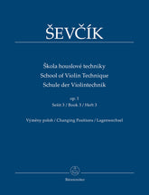 Sevcik School of Violin Technique op. 1 -Changing Positions- (Book 3)